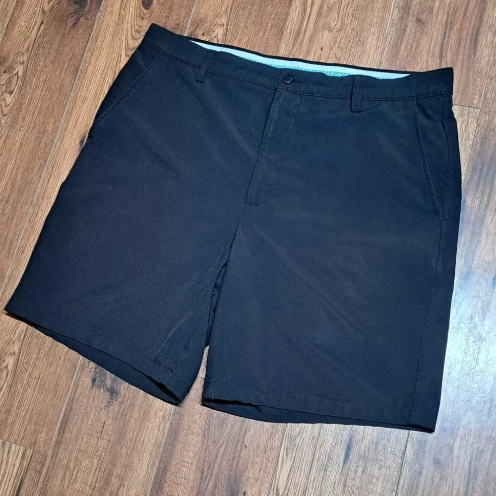 FootJoy Men's Black Golf Shorts Classic Fit 8